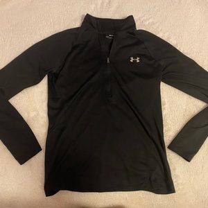 Black Under Armour Quarter Zip